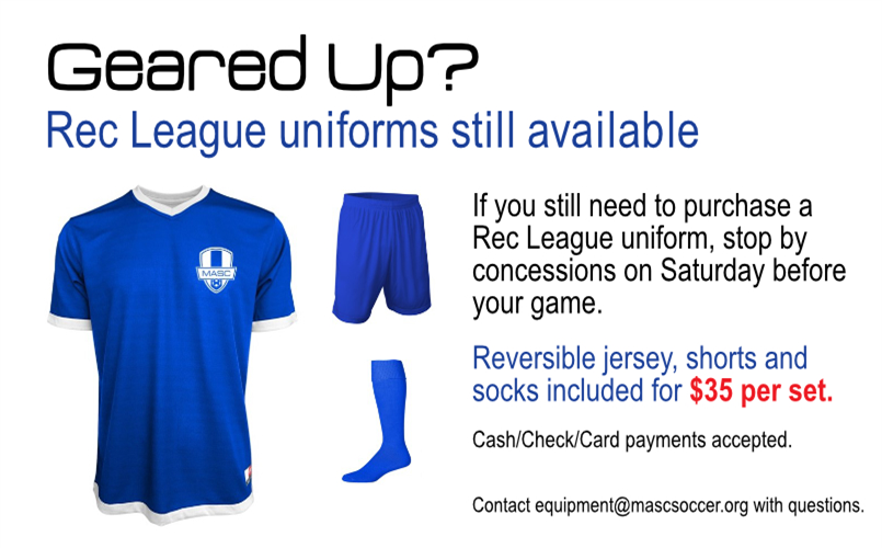 Uniforms still available